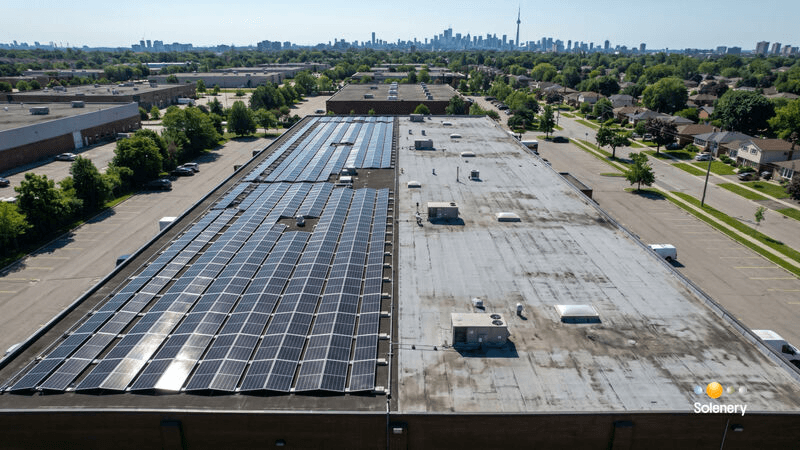 Commercial industrial park building